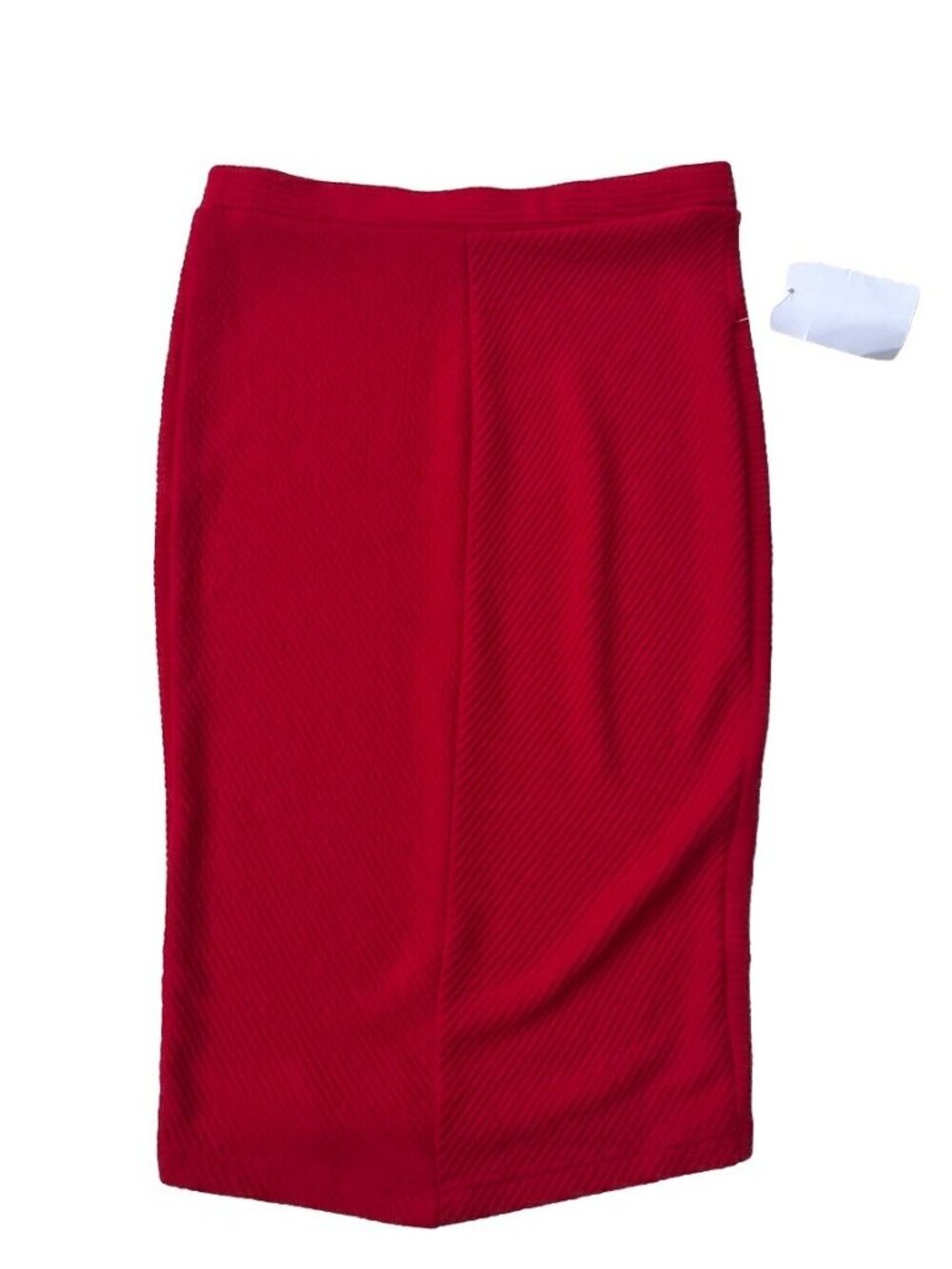 Lush Women’s Red Knit Ribbed Mini Skirt Size S NWT Stretchy Pull-On Waist - Picture 10 of 10